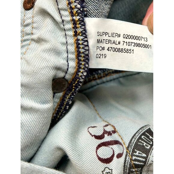 Polo Ralph Lauren Men's Varick Slim Straight Jeans Classic Indigo Wash Sz 36 x 3 - Picture 10 of 11